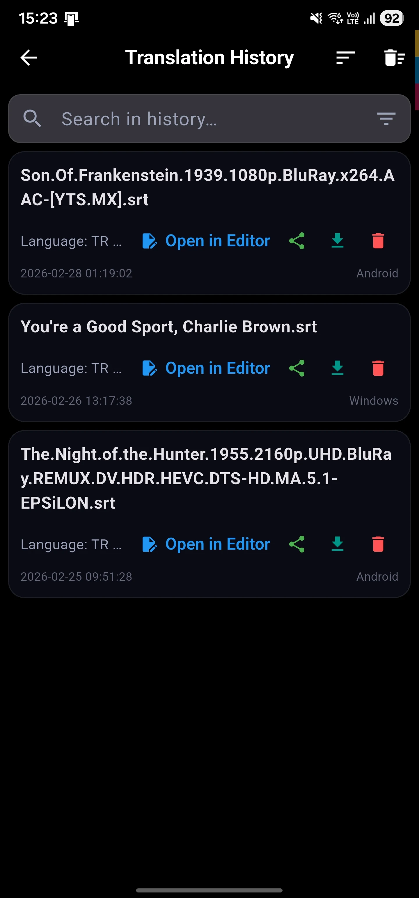 AI SRT Sub Translator & Editor screenshot