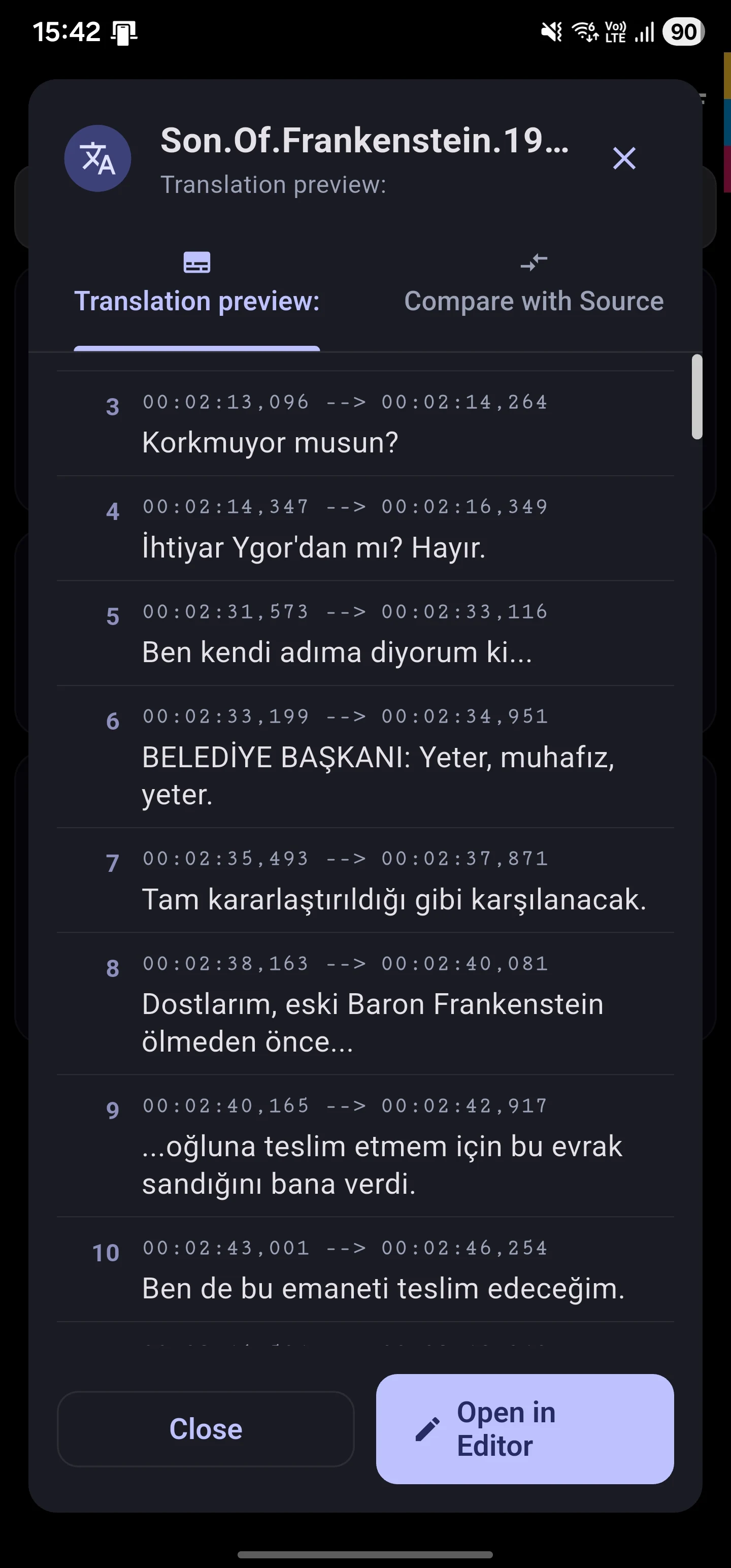 AI SRT Sub Translator & Editor screenshot